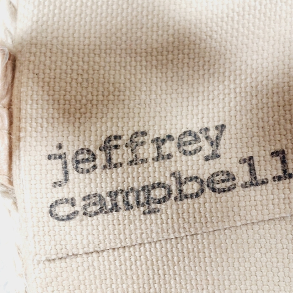 NEW Jeffrey Campbell’s Braided Espadrilles Buckle Ankle Strap Wedge Sandals D811 - Picture 10 of 11